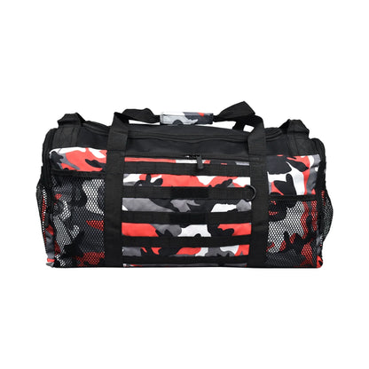 Gym Duffle Bag- Workout, Boxing, MMA, Sports Bag with Shoes Compartment and Adjustable Shoulder Strap for Men and Women.